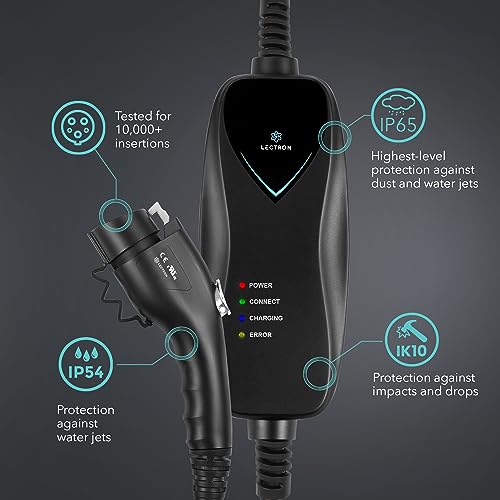 Lectron Level 1 EV Charger - Portable & ETL Certified