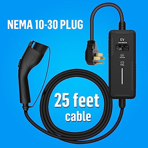 Awesafe Portable EV Charger 16-32A 110-240V Plug-in Station