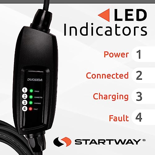 Startway + Duosida 16A Portable EVSE Charger