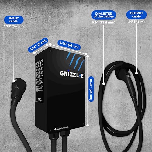 Grizzl-E Level 2 Fast EV Charger, Classic Black