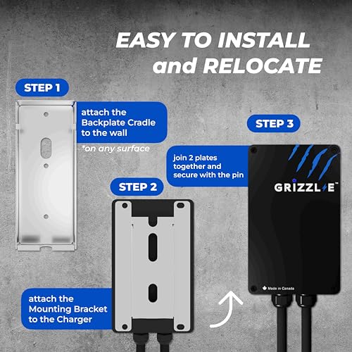 Grizzl-E Level 2 Fast EV Charger, Classic Black