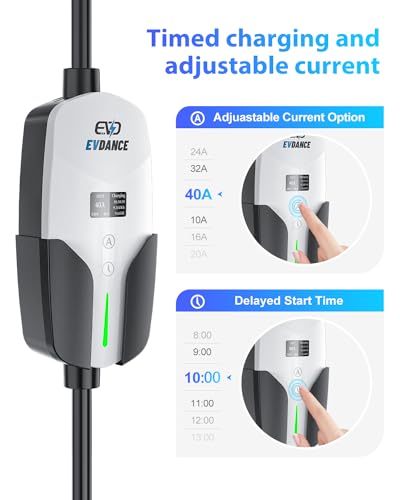 Evdance Fast Level 2 EV Charger with Scheduled Charging