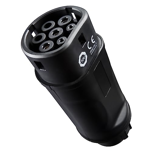 Dedc Type 1 to Type 2 EV Charger Adapter