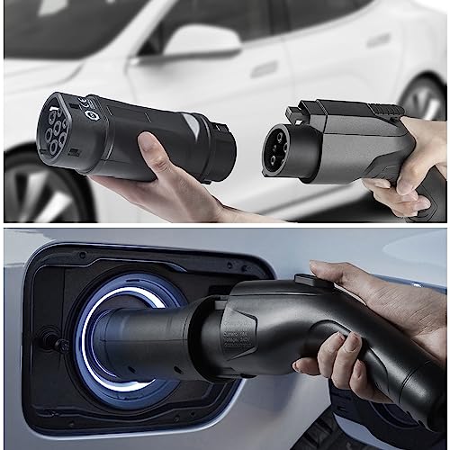 Dedc Type 1 to Type 2 EV Charger Adapter