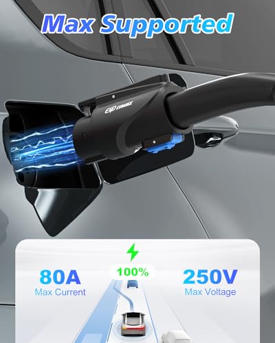 Evdance Tesla to J1772 Adapter - 80A & 250V 