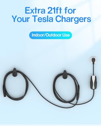 Seguma Tesla 21ft Extension Cord for Model Y/3/S/X
