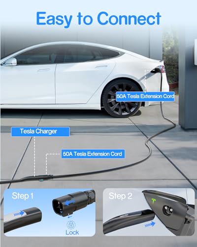 Seguma Tesla 21ft Extension Cord for Model Y/3/S/X