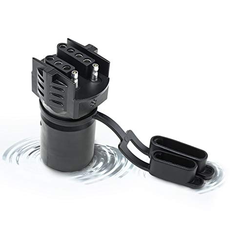 MITZONE 7 Round to 4/5 Flat Trailer Plug Adapter