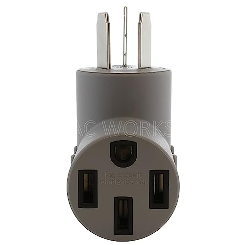 Ac Works Tesla EV charger adapter (10-50 50A 3-Prong Blade)