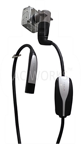 Ac Works Tesla EV charger adapter (10-50 50A 3-Prong Blade)