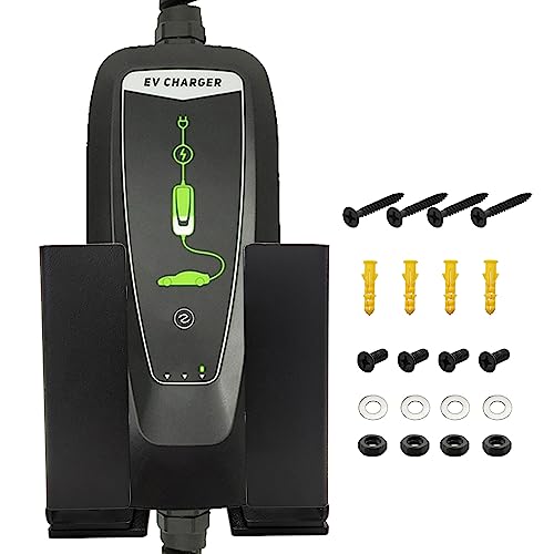 Htlakiki Durable Black Wall Mount Bracket for EV Charger