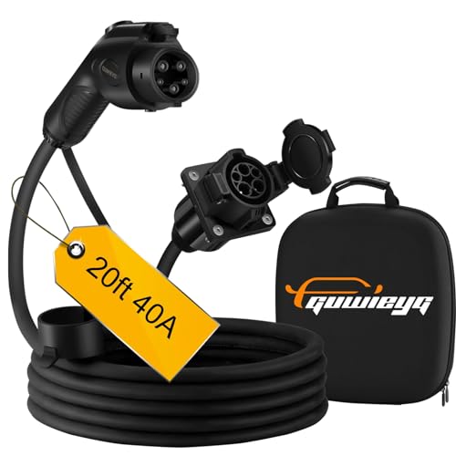Guwieyg SAE J1772 EV Charger Extension Cable 20ft 240V