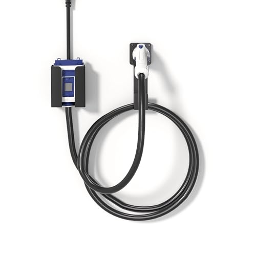 Bussdis EV Charger Holder with Nozzle Holster and Cable Organizer