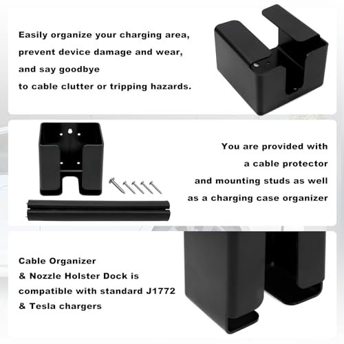 Rulline EV Charger Control Box Holder & Cable Protector