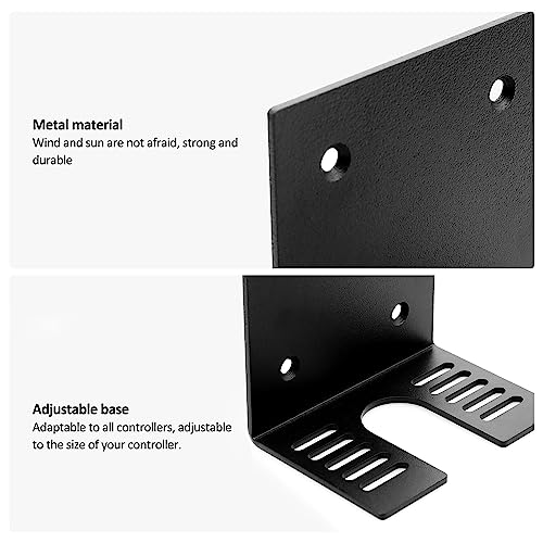 Hikig Universal Metal EV Charger Bracket - Adjustable, Black