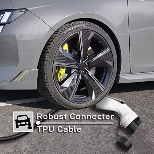 Wissenergy 40FT J1772 Extension Cable for EV Chargers
