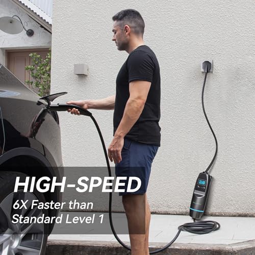 Youwoauto Portable Level 2 Tesla Charger - 32A, 240V