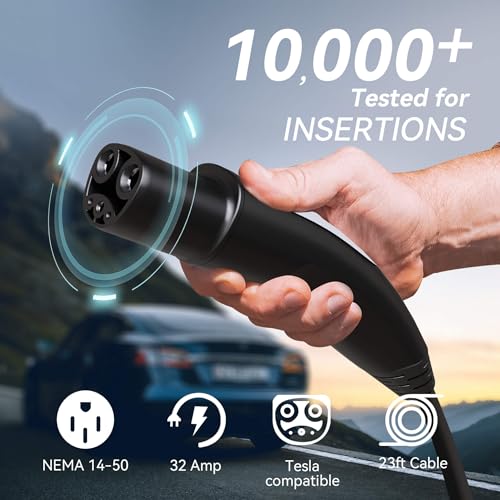 Youwoauto Portable Level 2 Tesla Charger - 32A, 240V