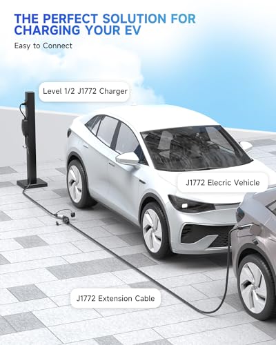EVDANCE EV Charger Extension Cable, 32A - 21FT