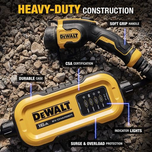 DEWALT Portable EV Charger - Level 1 & 2