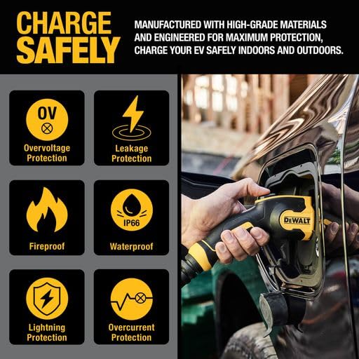 DEWALT Portable EV Charger - Level 1 & 2