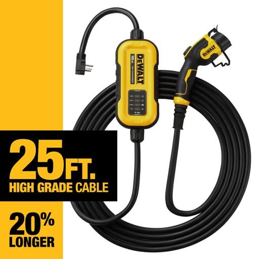 DEWALT Portable EV Charger - Level 1 & 2