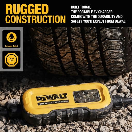 DEWALT Portable EV Charger - Level 1 & 2
