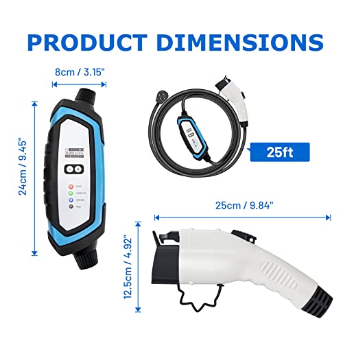 BougeRV Level 2 EV Charger: Portable, Waterproof