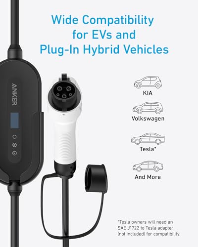 Anker Portable EV Charger, 7.6KW Level 2