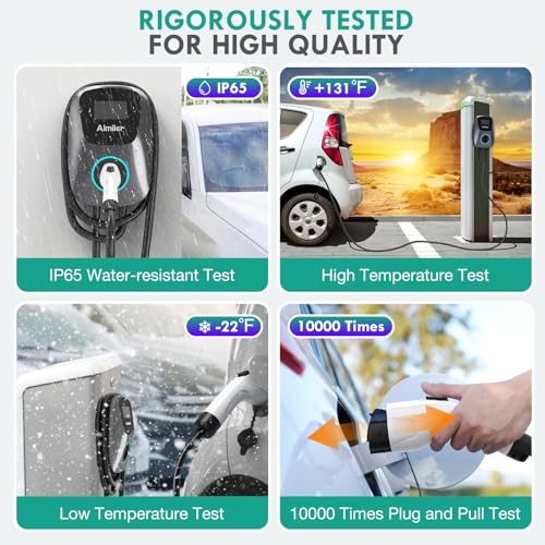 Aimiler Smart EV Charger | Level 2, 48A