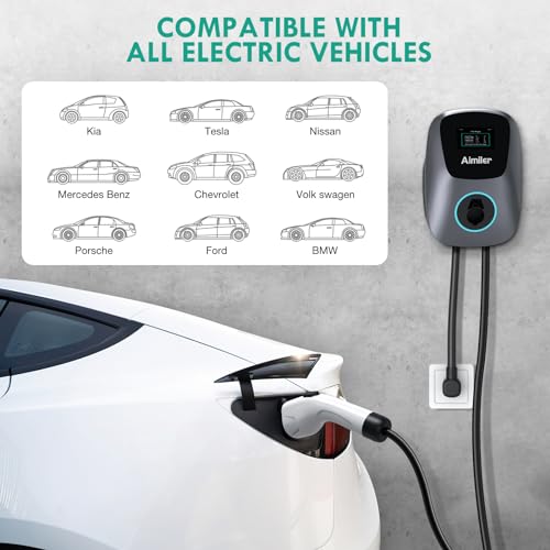 Aimiler Smart EV Charger | Level 2, 48A