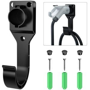 H3JANG EV Charger Holder with J1772 Connector
