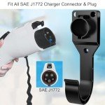 H3JANG EV Charger Holder with J1772 Connector