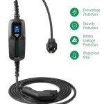 Lefanev Portable 32 Amp EV Charger for Electric Vehicles