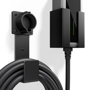 Bussdis EV Charger Holder with Nozzle Holster and Cable Organizer