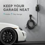Bussdis EV Charger Holder with Nozzle Holster and Cable Organizer