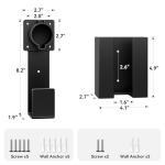 Bussdis EV Charger Holder with Nozzle Holster and Cable Organizer
