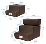 3-Step Anti-Slip Dog Stairs for Small Pets