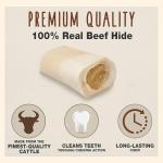 Large Peanut Butter-Stuffed Dog Shin Bone