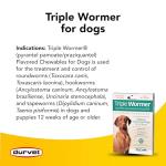 Triple Wormer for Medium & Large Dogs (12 Pack)