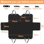 Mancro Heavy Duty Waterproof Dog Car Seat Cover