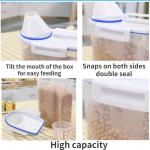 Dog and Cat Food Storage Container with Cup
