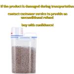 Dog and Cat Food Storage Container with Cup