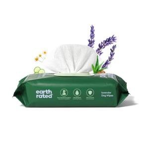 Earth Rated Lavender Dog Wipes, 100 Count