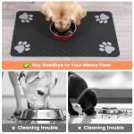 Absorbent Pet Feeding Mat with Waterproof Backing