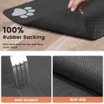 Absorbent Pet Feeding Mat with Waterproof Backing