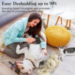 Dipoo Self-Cleaning Shedding Brush for Pets