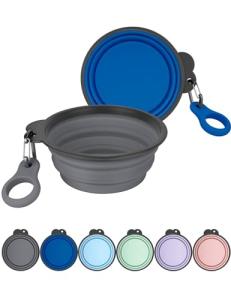 Aonkey Collapsible Travel Dog Bowls, 2-Pack