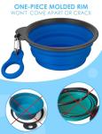 Aonkey Collapsible Travel Dog Bowls, 2-Pack