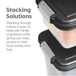 Airtight Dog Food Storage Container with Wheels